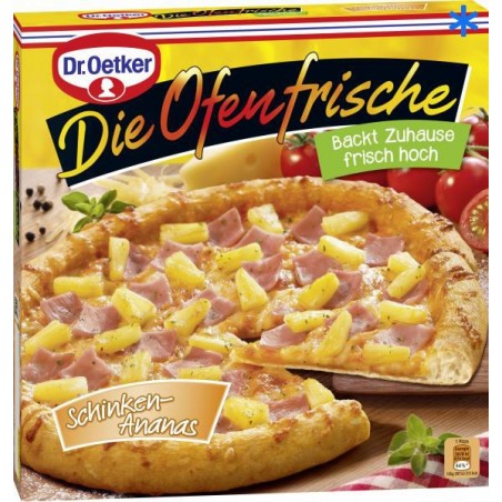 Dr Oetker Die Ofenfrische Pizza Schinken Ananas Dr Oetker Die Ofenfrische Pizza Schinken Ananas