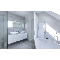 Meble łazienkowe, szafki wiszące z lustrem | Rudepol